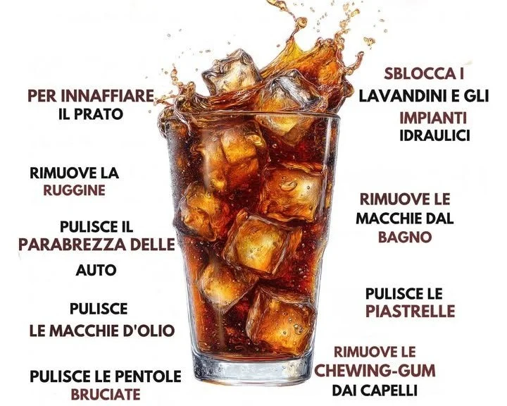 Cola e le sue numerose applicazioni alternative a casa