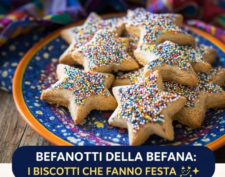 Befanotti, i biscotti della Befana tradizionali italiani.