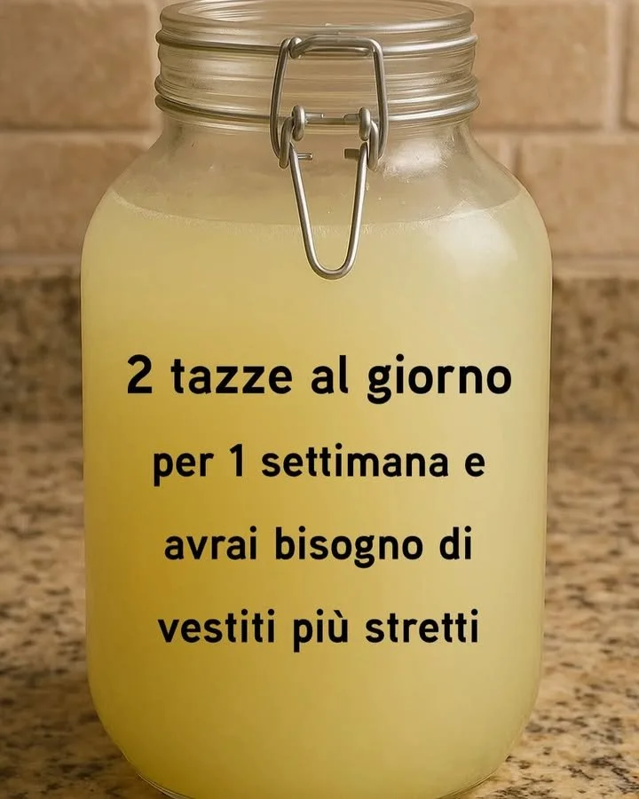 Bevanda dimagrante naturale in un bicchiere