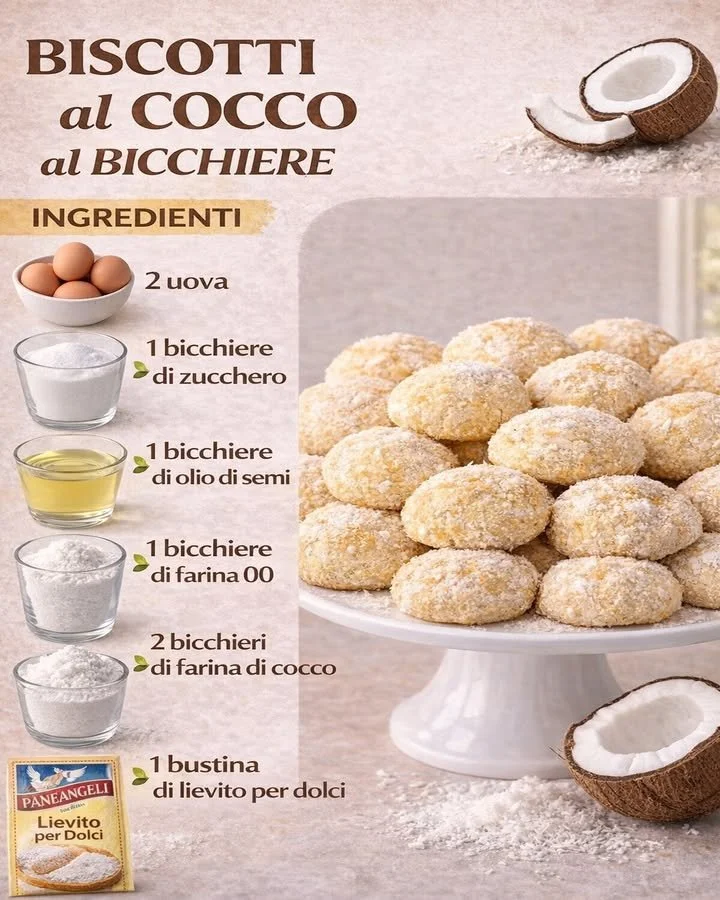 Biscotti al Cocco al Bicchiere