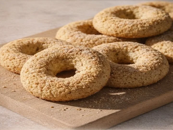 Biscotti alle mandorle e mela