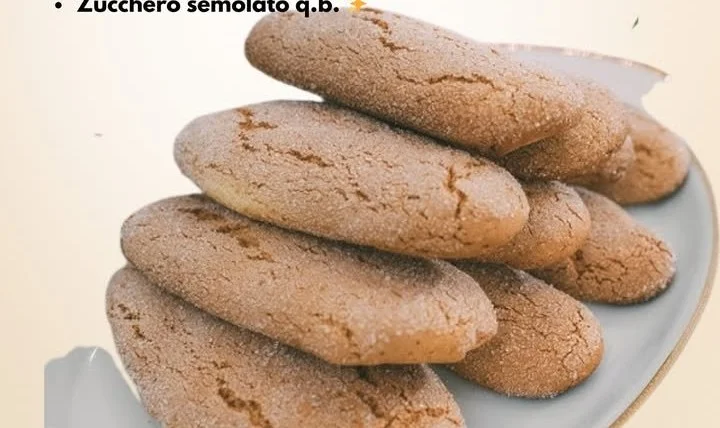 Biscotti inzupposi fatti in casa, ideali per inzuppare in latte o caffè.