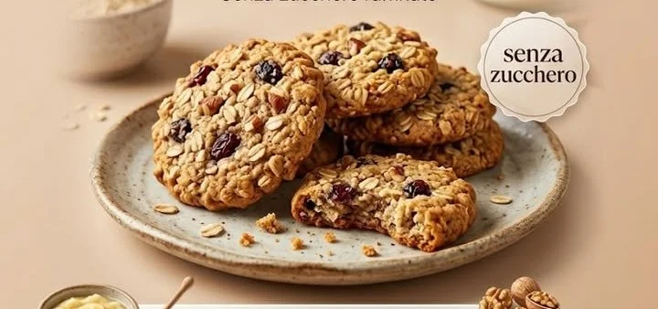 Biscotti per la colazione senza zucchero, delicati e sani