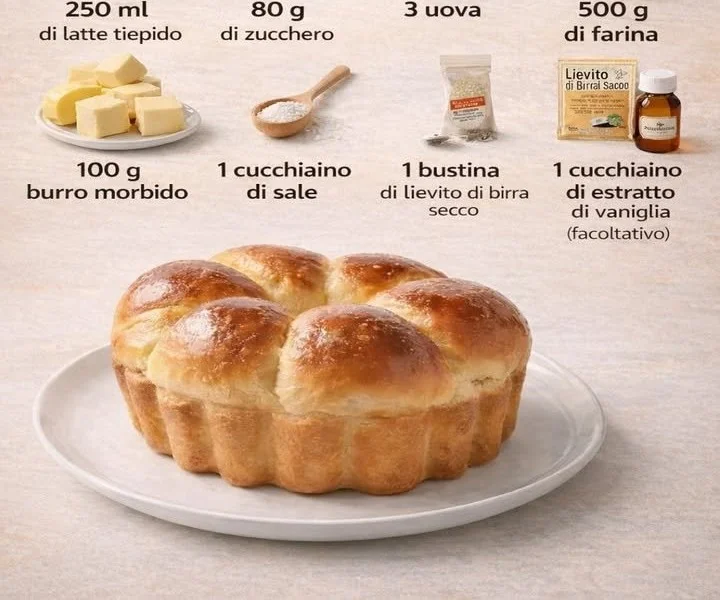 La vera brioche fatta in casa come in pasticceria