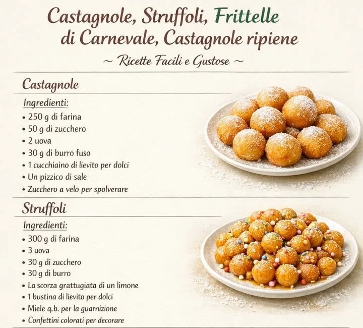 Le Deliziose Ricette di Carnevale
