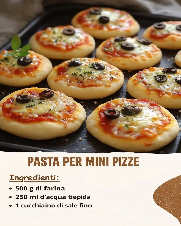 Mini Pizze Soffici al Forno