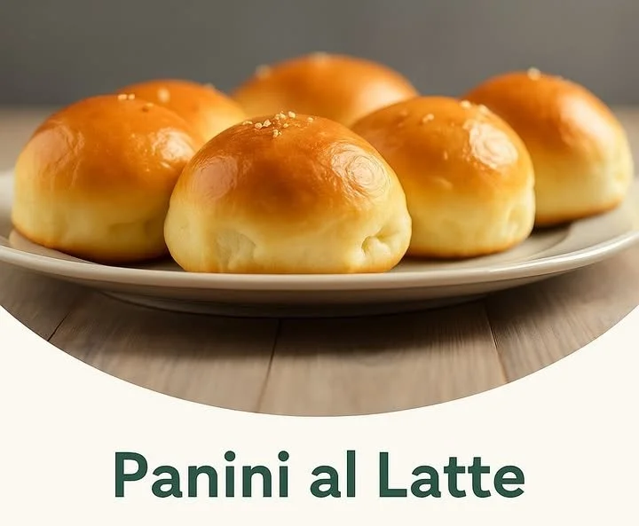 Panini al latte freschi e morbidi pronti da gustare