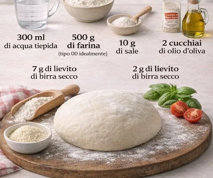 Pasta per Pizza Italiana fresca e genuina per una pizza autentica