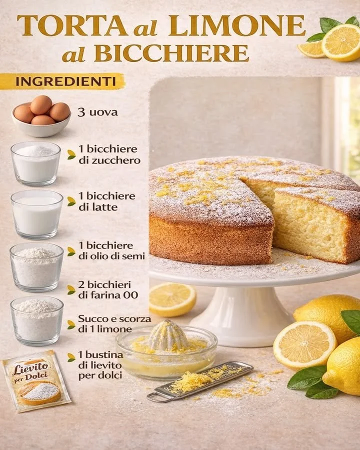 Torta al Limone al Bicchiere