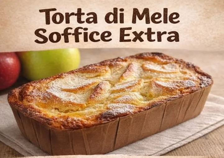 Torta di Mele Soffice Extra con mele fresche e soffice impasto