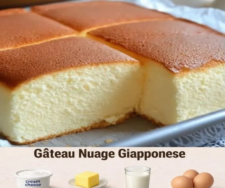 Torta Nuvola Giapponese soffice e leggera, ideale per dessert