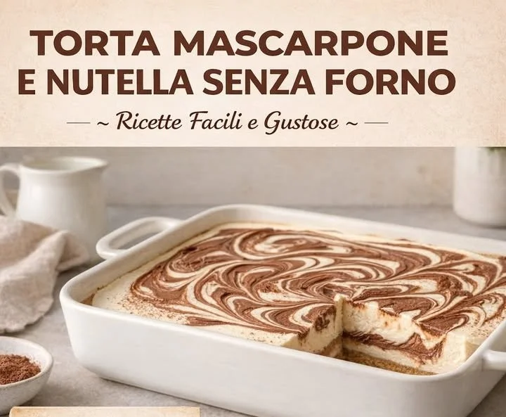 Torta mascarpone senza forno con nocciole, dolce cremoso e delizioso.