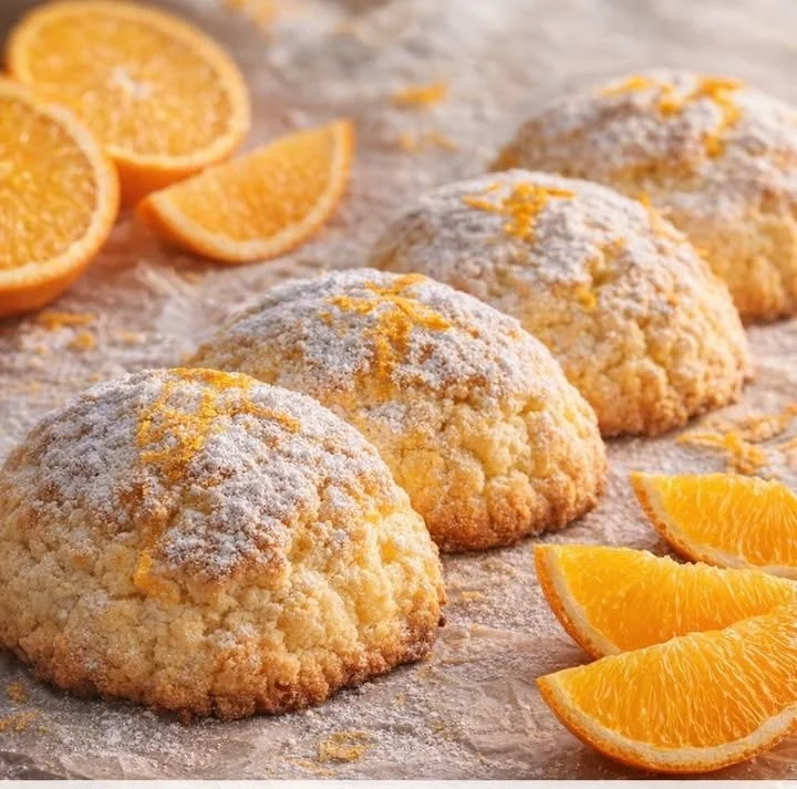 Biscotti all'arancia croccanti e profumati, perfetti per ogni momento della giornata.