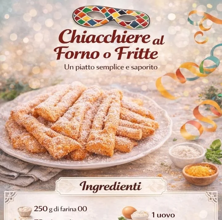 Chiacchiere di Carnevale, dolci croccanti e leggeri per festeggiare