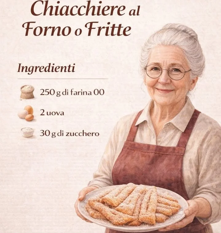 Chiacchiere di Carnevale dorate e croccanti, tipiche dolci delle festività.