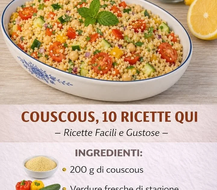Cous cous estivo, ricette fresche e veloci per l'estate
