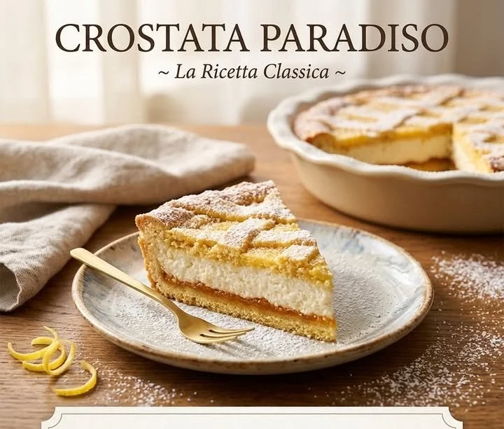 Crostata della Tradizione con marmellata e pasta frolla