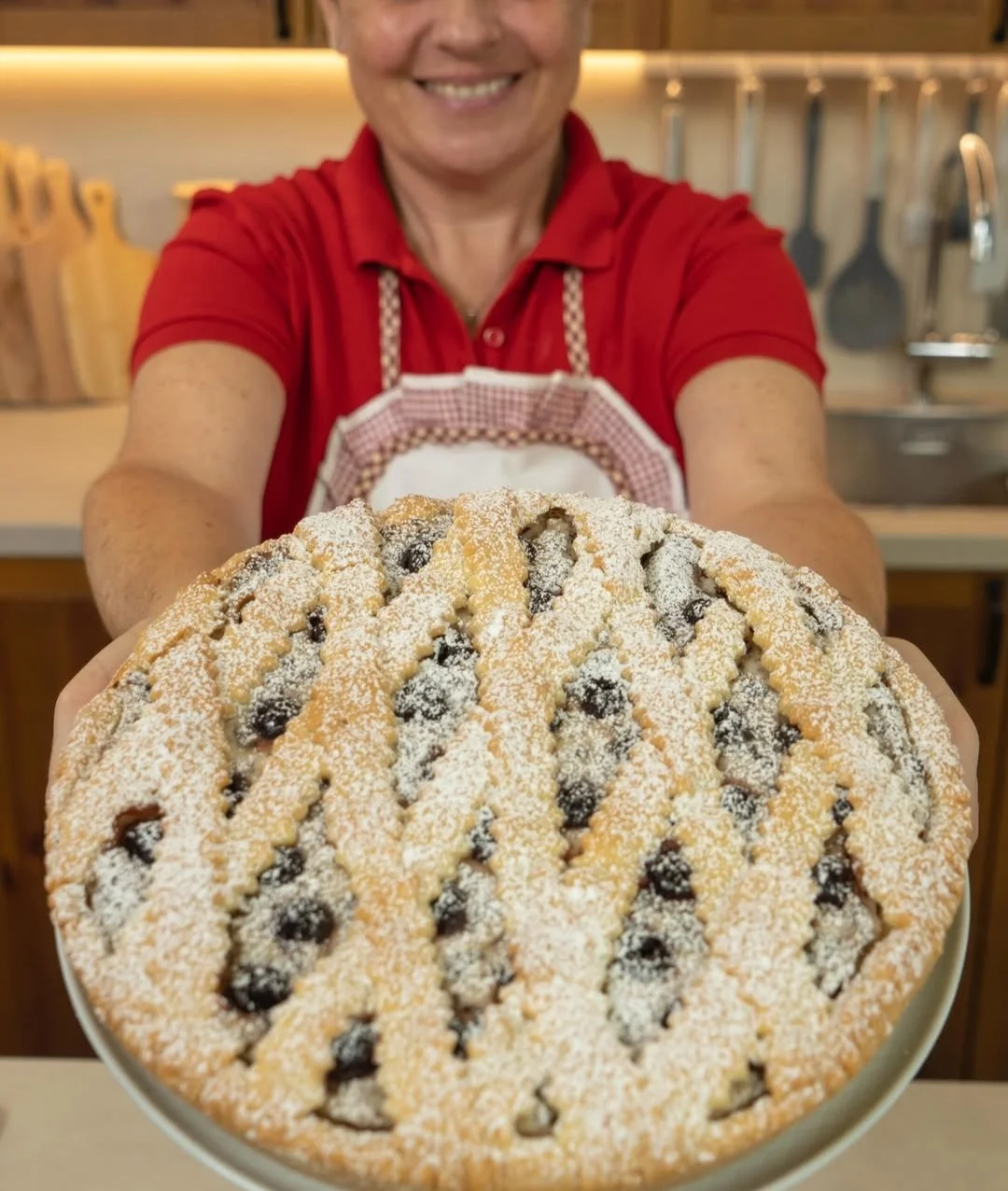 Crostata Tentazione con frutta fresca e crema dolce