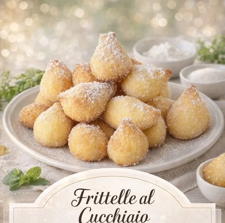Frittelle al cucchiaio, dolci tipici italiani da gustare in ogni momento.