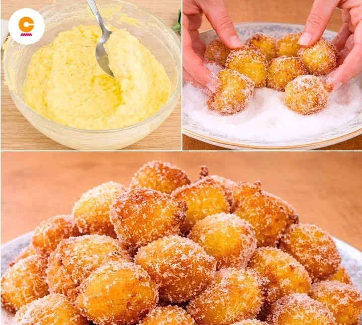Frittelle di Riso di San Giuseppe, dolci tipici della tradizione italiana.