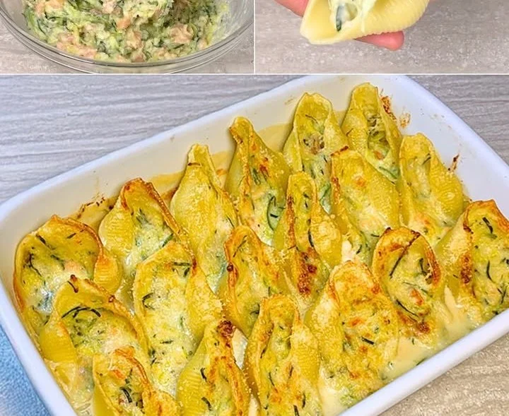 Primo piatto delle feste con ingredienti freschi e decorazioni festive