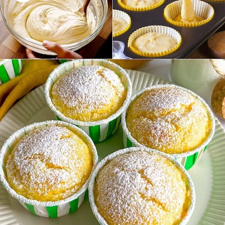 Muffin alla Ricotta freschi e soffici per una dolce merenda
