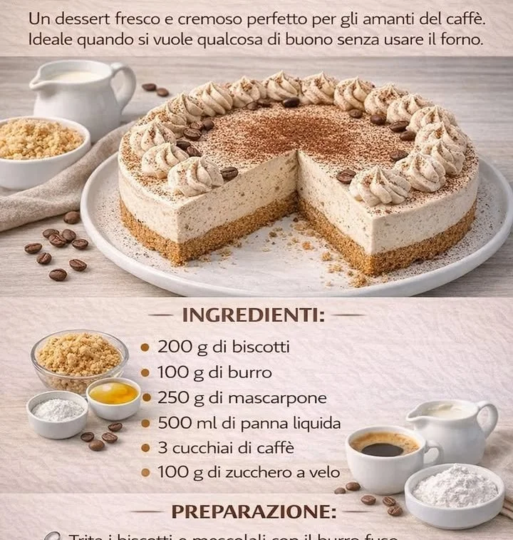 Torta Moka Cremosa con crema di caffè e cioccolato
