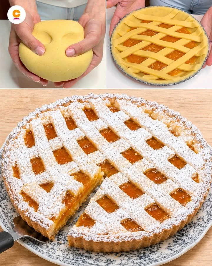 Crostata perfetta con frutta fresca e crema, dessert tradizionale italiano