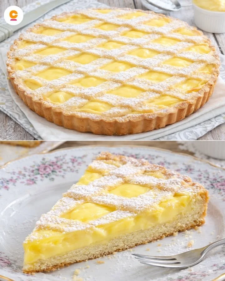 Deliziosa Crostata Super Golosa con frutta fresca e crema