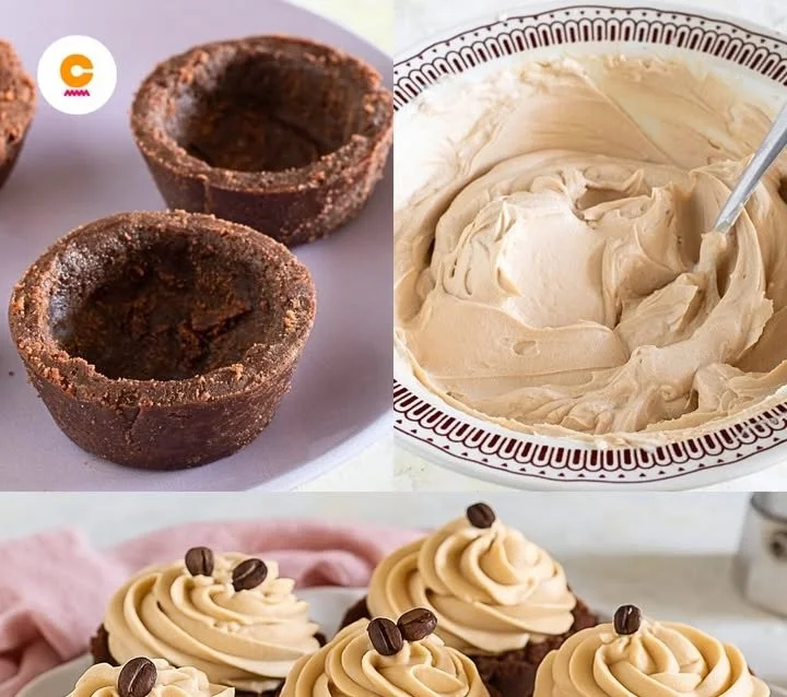 Crostatine senza cottura al caffè pronte da gustare