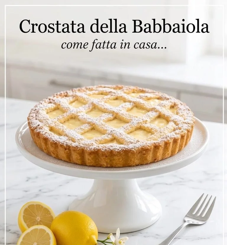 Dolce di ricotta e limone decorato con zest di limone.