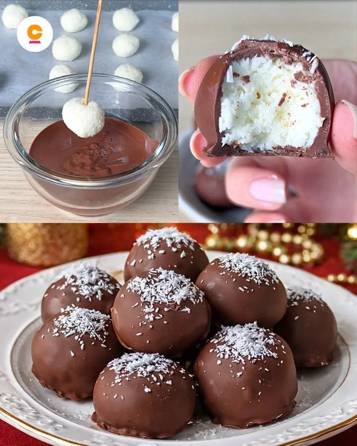 Deliziosi Dolcetti al Cocco pronti da gustare, ricetta facile e veloce
