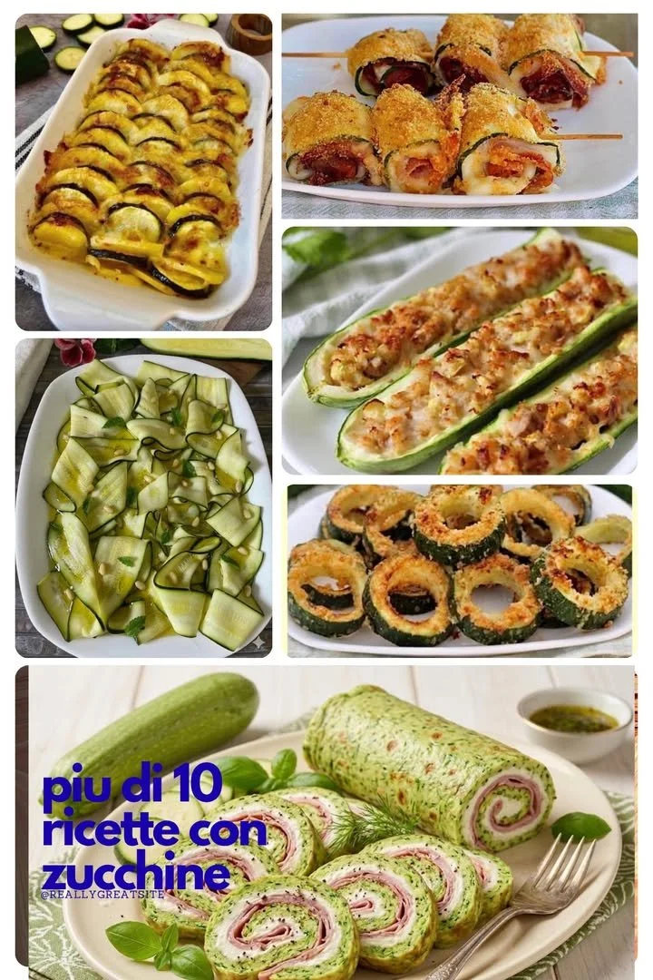 Ricette deliziose e leggere a base di zucchine