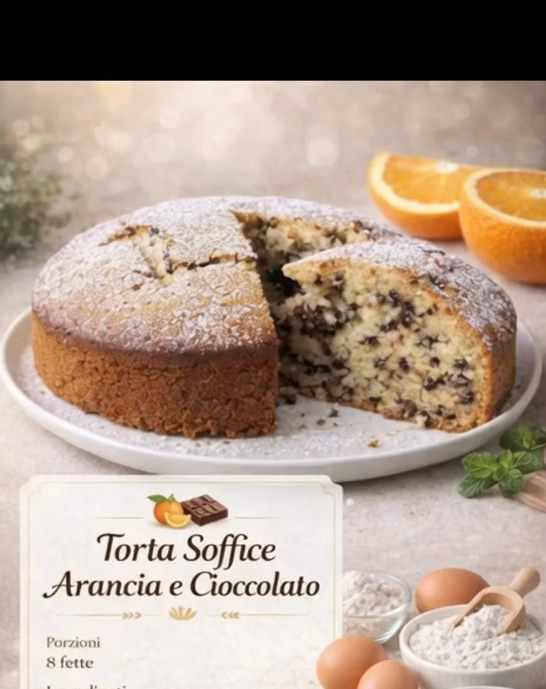Immagine di un piatto con la ricetta completa da seguire