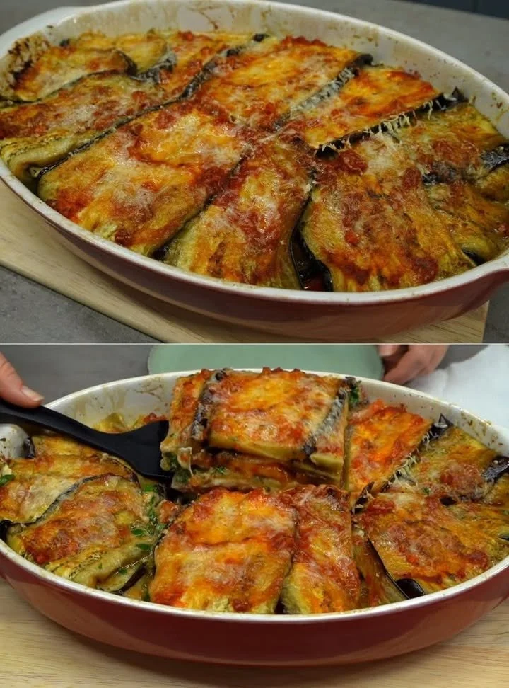 Lasagna di Verdure al forno con ingredienti freschi e colorati