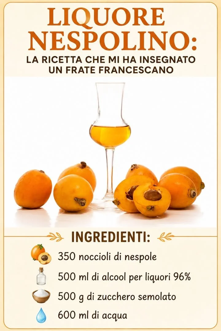Bottiglia di Liquore Nespolino, un liquore italiano tradizionale.