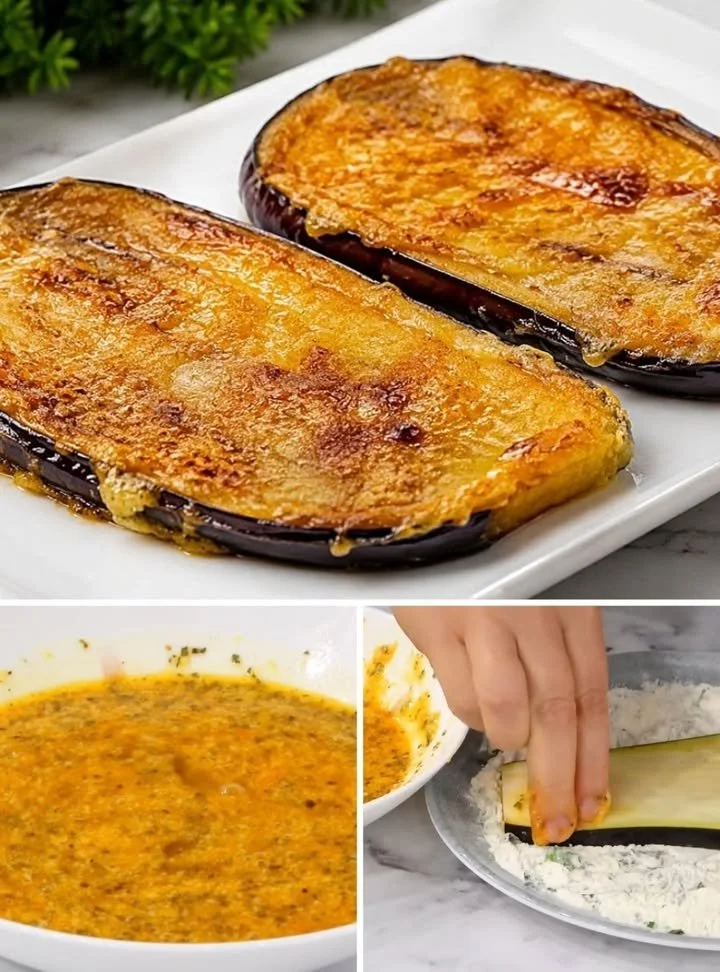 Melanzane croccanti e gustose pronte da servire