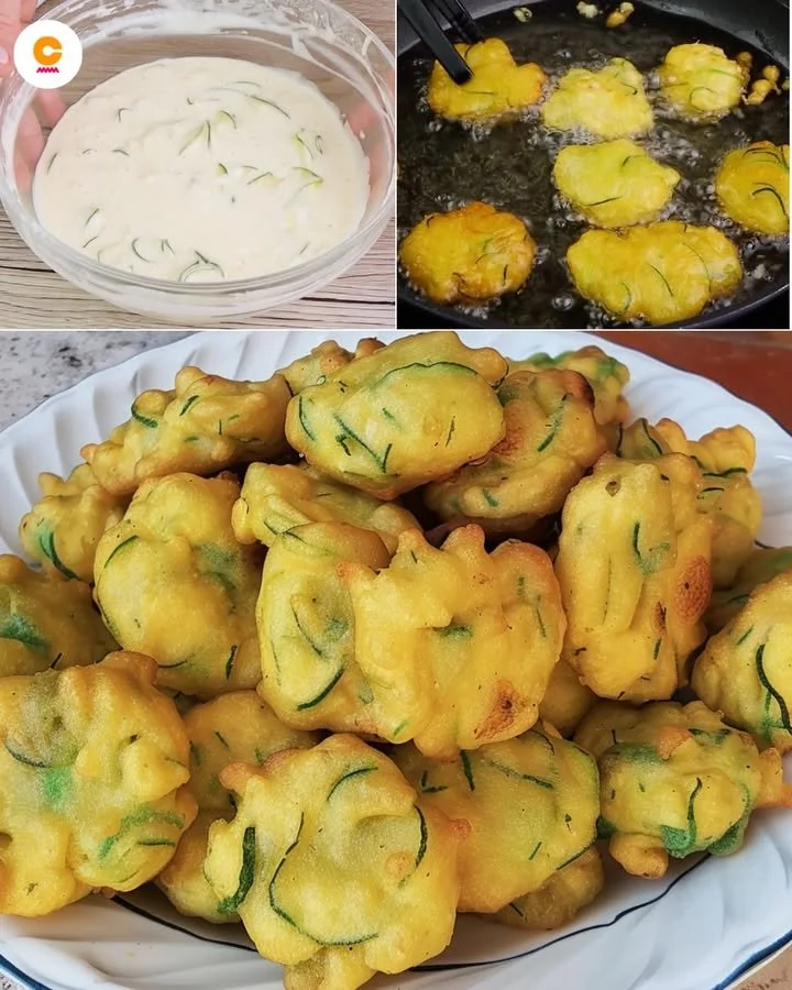 Nuvolette di zucchine fresche pronte da servire