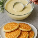 Pancake soffici e gustosi pronti da servire con sciroppo d'acero