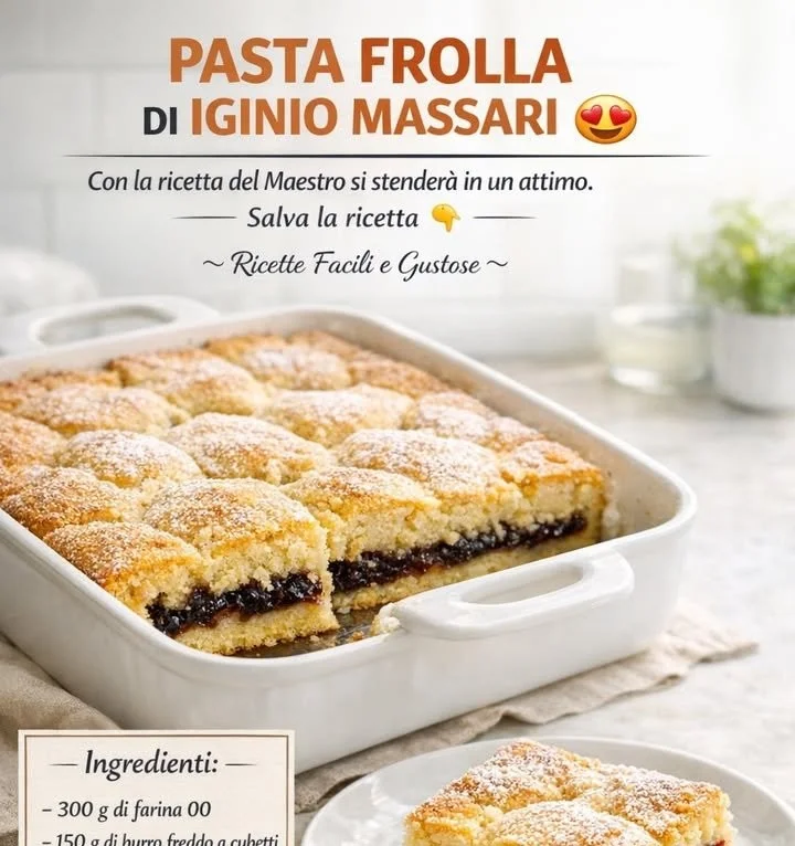 Pasta Frolla di Iginio Massari pronta per essere utilizzata in dolci
