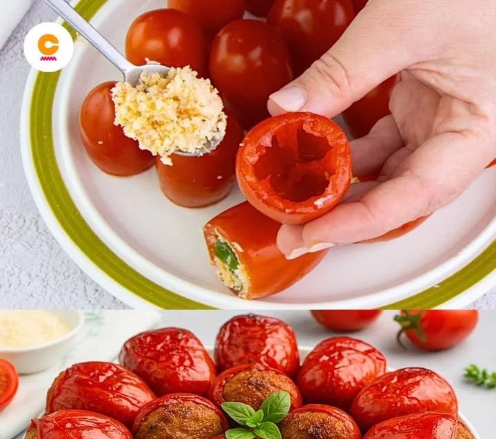 Pomodori Ripieni farciti con ingredienti freschi e colorati