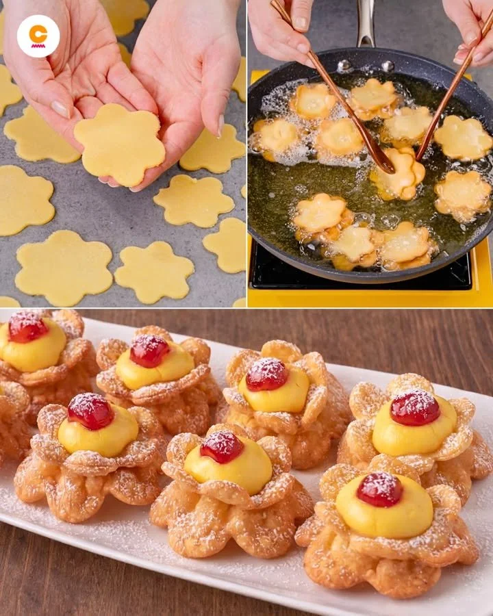 Rose di Carnevale: dolci tipici italiane decorati, perfetti per le festività.