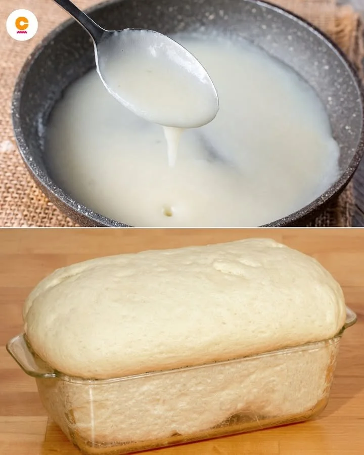 Pane con soffice impasto lievitato pronto per essere servito.