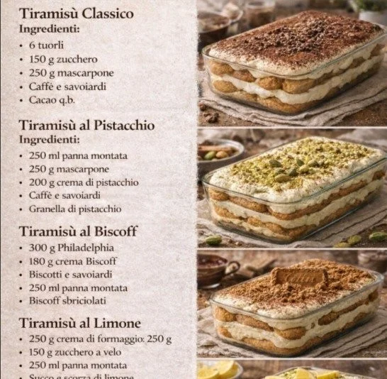 Tiramisù Classico con strati di mascarpone e caffè