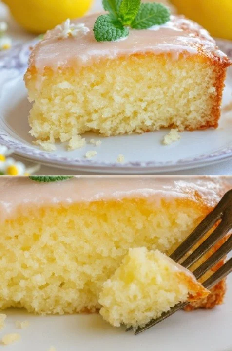 Deliziosa Torta al Limone, un dolce italiano fresco e profumato.
