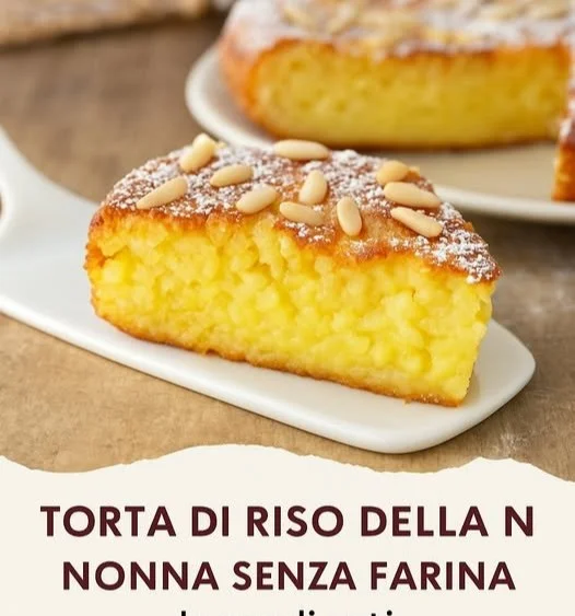 Torta di Riso della Nonna, dolce tradizionale italiano