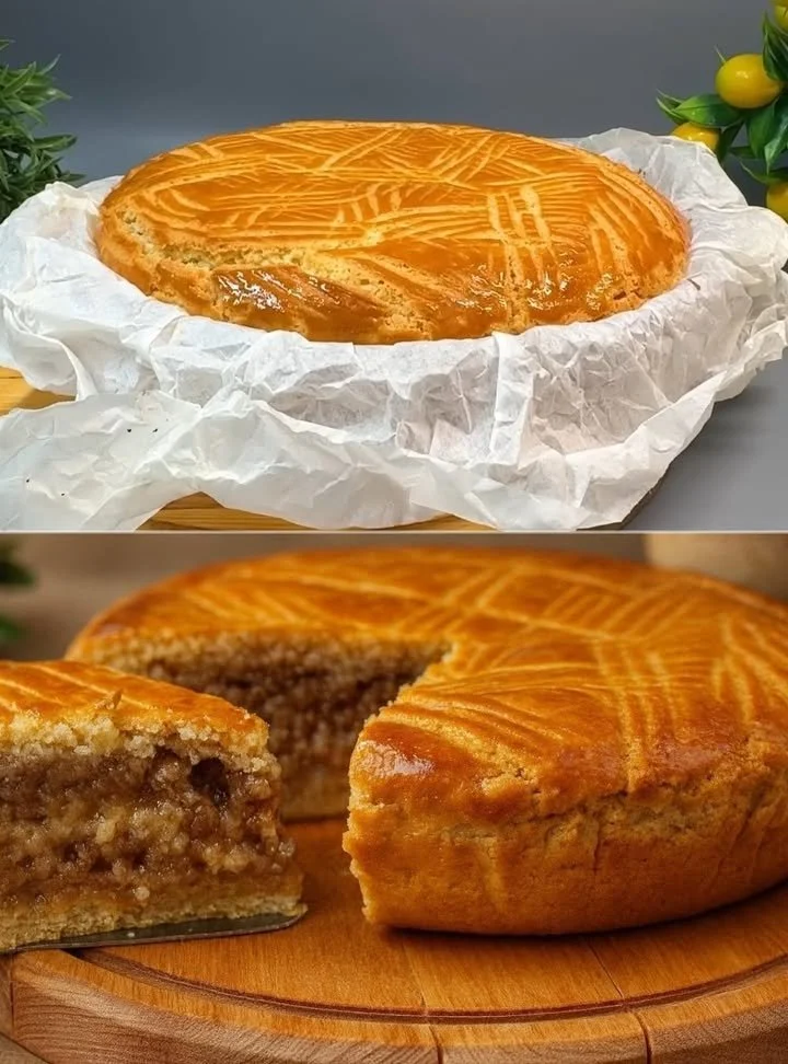 Fetta di torta ungherese servita con crema e frutta fresca