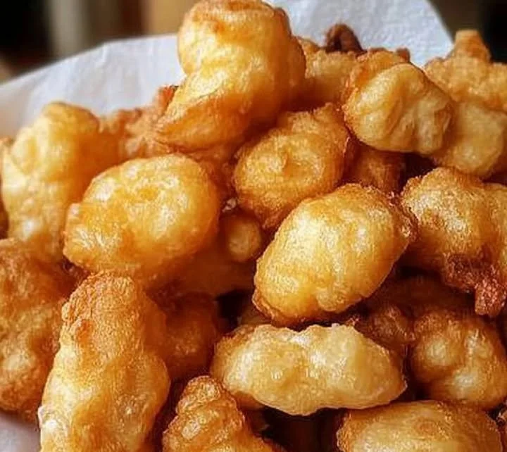 Zeppole Calabresi appena preparate su un piatto, dolce tradizionale italiano.