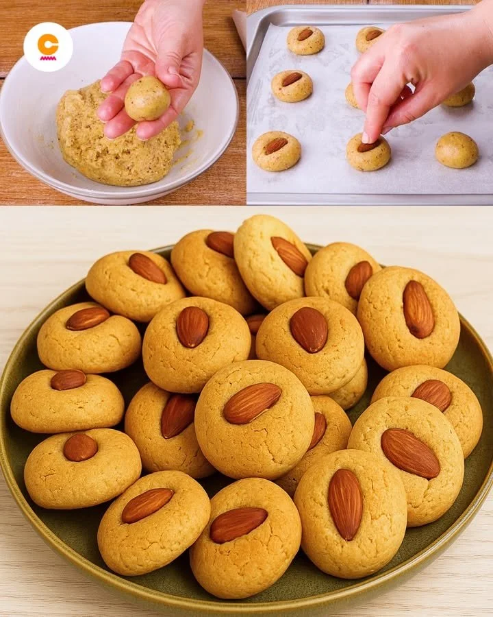 Biscotti alle Mandorle croccanti e deliziosi su un piatto