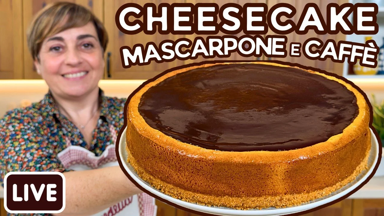 Cheesecake Mascarpone e Caffè, un dolce cremoso e ricco di sapore.